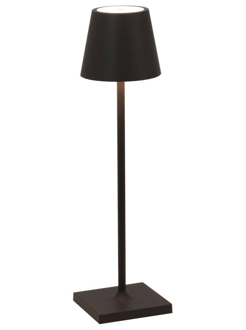 Poldina Pro Micro Cordless Lamp: Glossy Chrome
