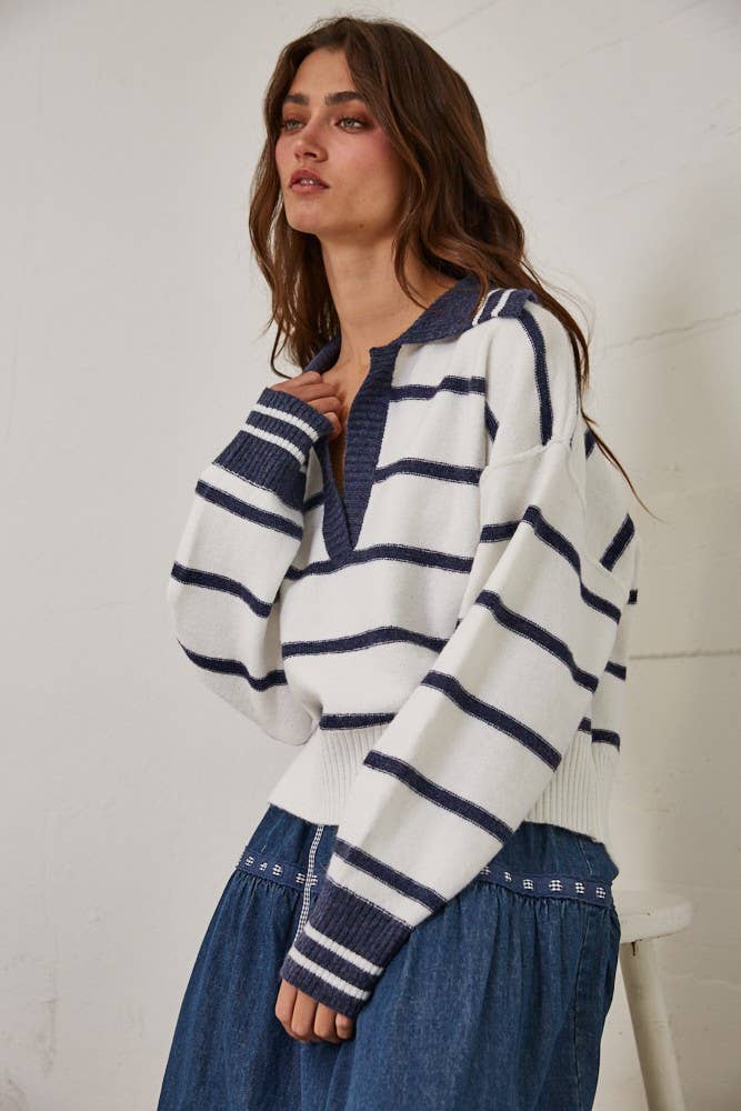 Marina Blue Soft Pullover