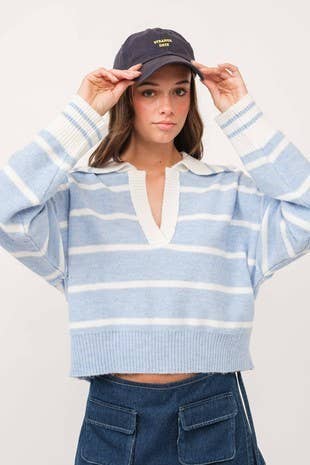 Marina Blue Soft Pullover