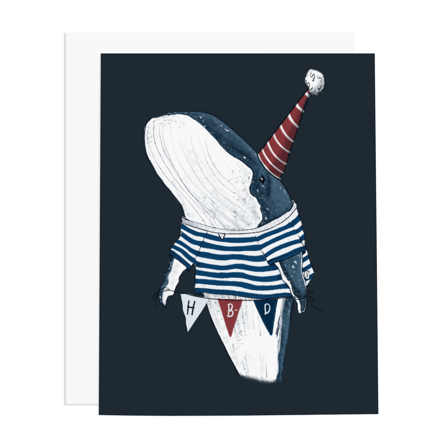 Whale Hbd Greeting Card