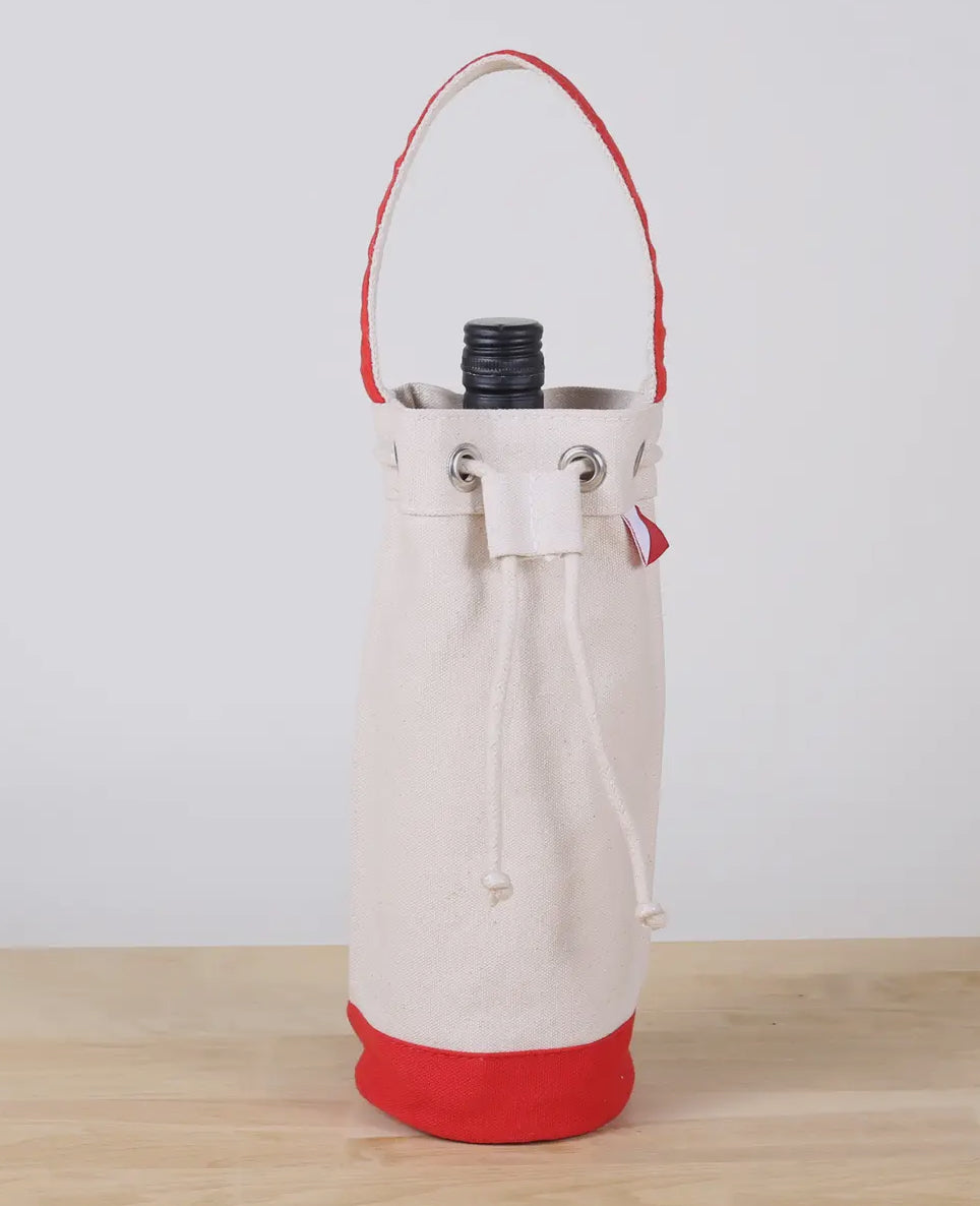 Single Wine and Champagne Bag - RED
