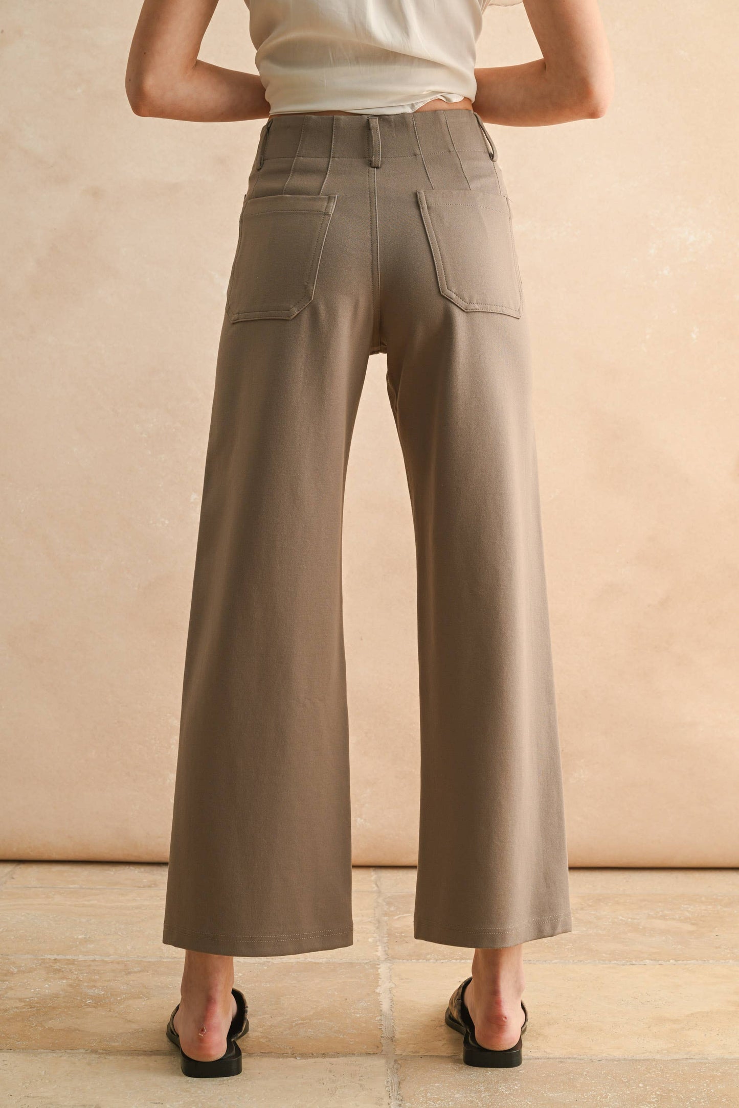 MMP1745 2 POCKETS PONTE PANTS