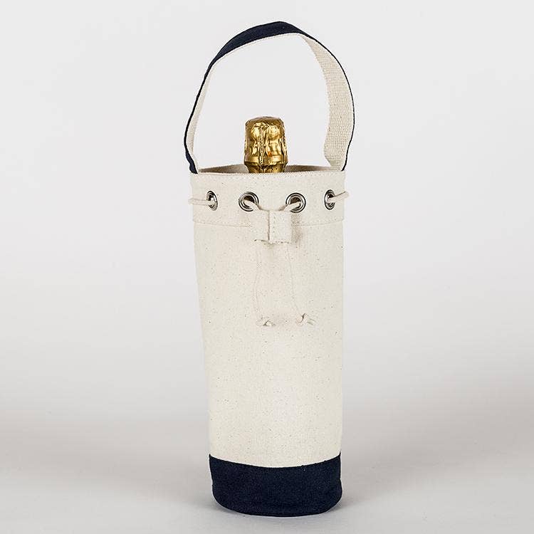 Single Wine and Champagne Bag - NAVY