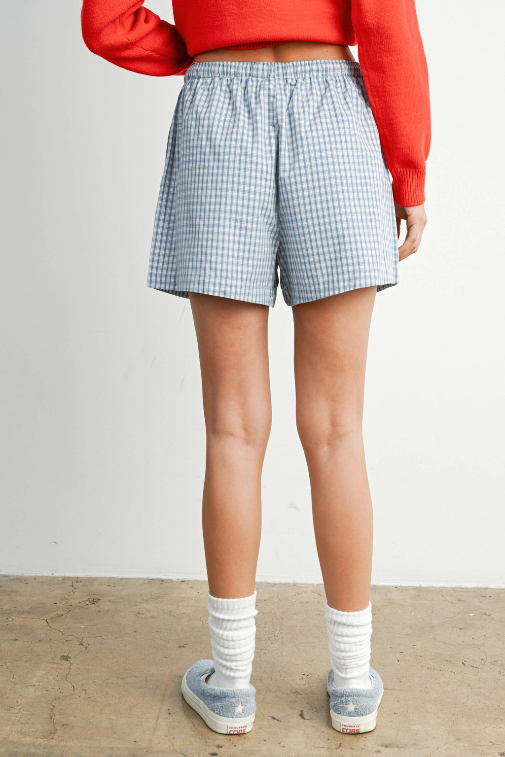 Tie-Front High-Waisted Shorts - BMP7853