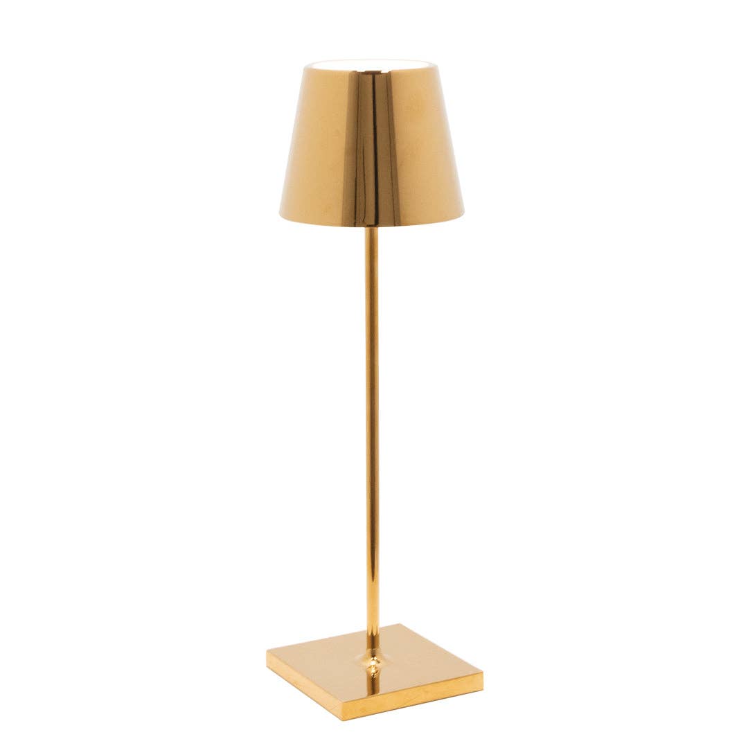 Poldina Pro Cordless Lamp: Glossy Chrome