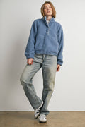 Casual Half Button Sweatshirt-BMT8739