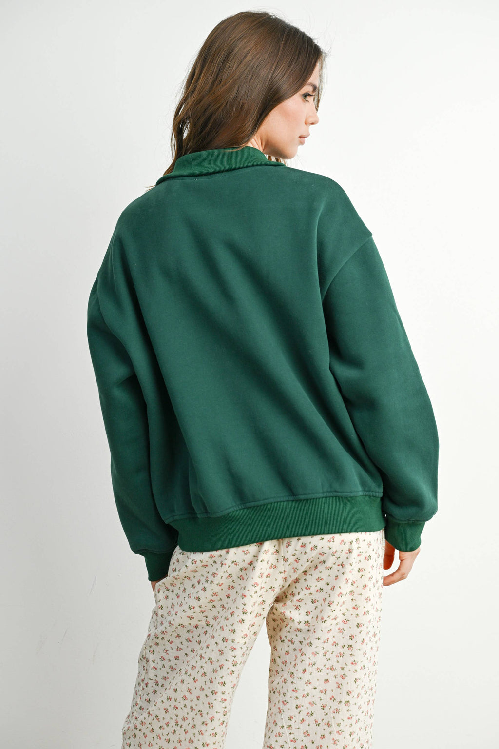Quarter Zip Long Sleeve Top - BMT7795