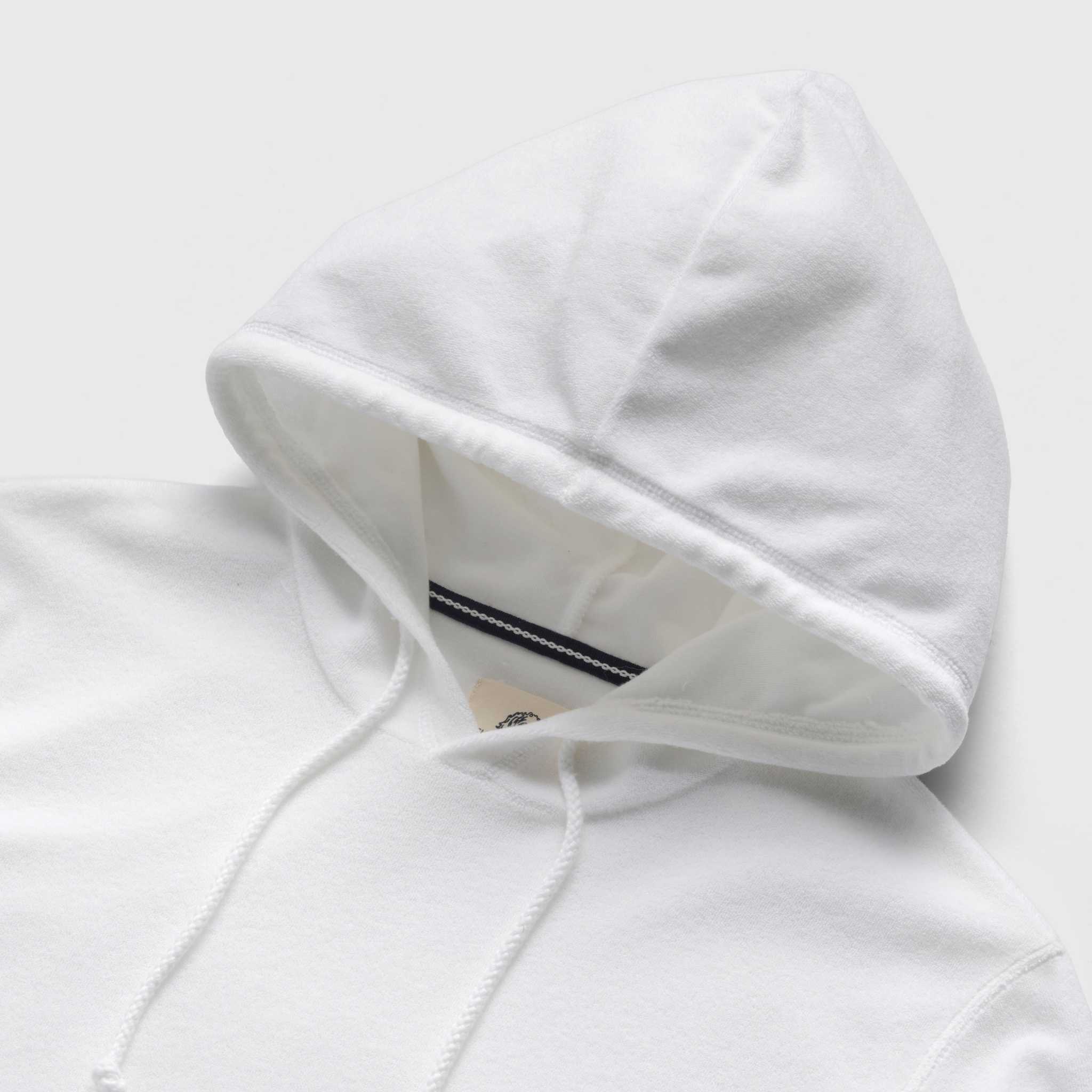 Dave Saltwater Terry Hoodie - White