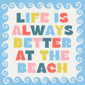 Funny Cocktail Napkins | Better At The Beach