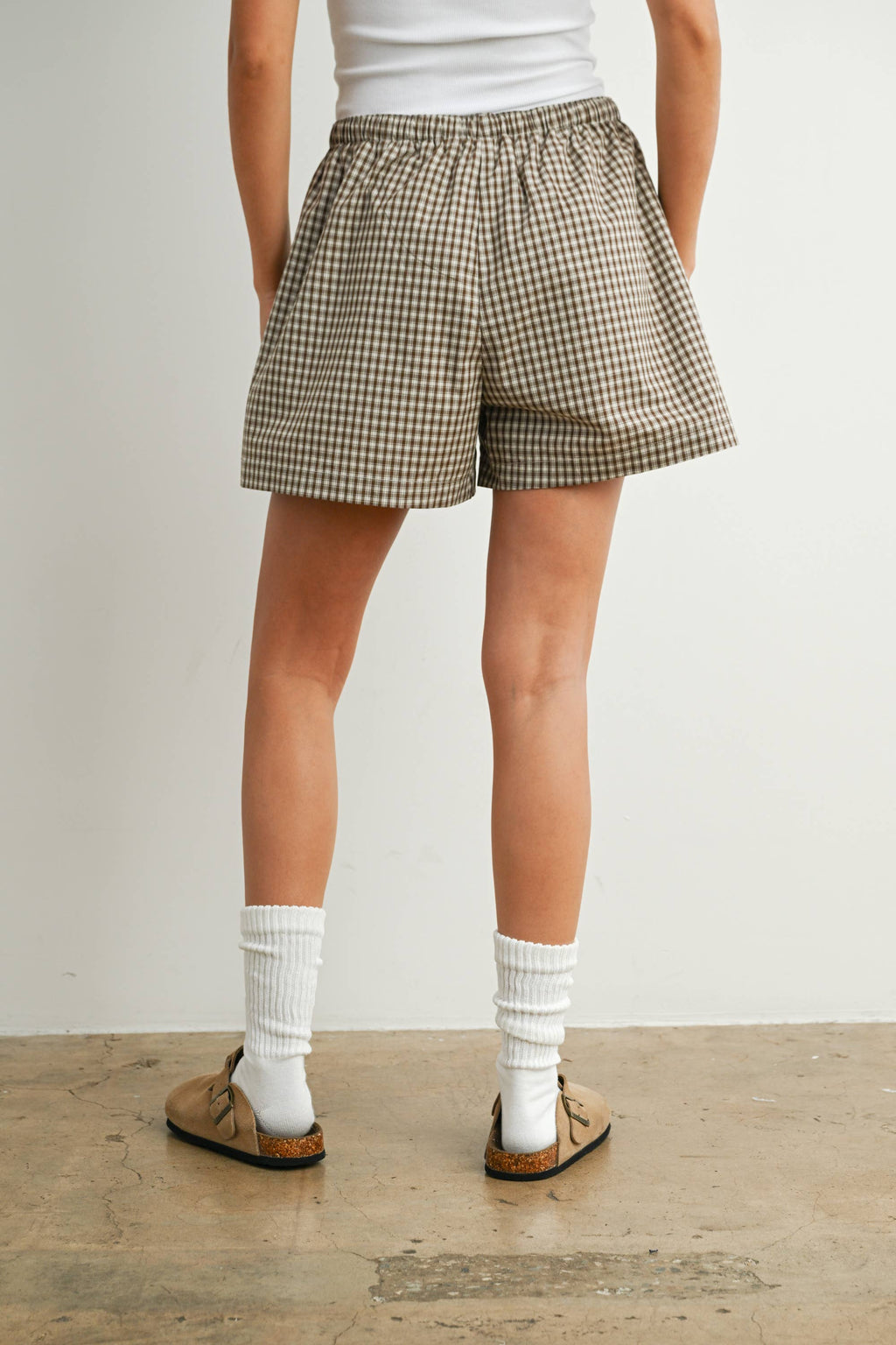 Tie-Front High-Waisted Shorts - BMP7853