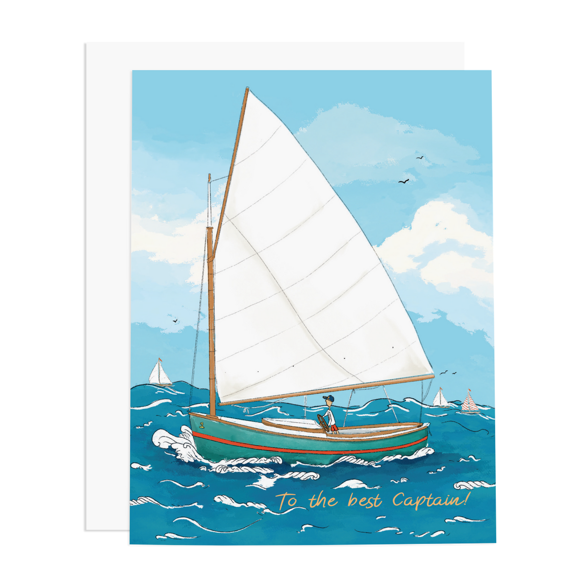To The Best Captain Greeting Card