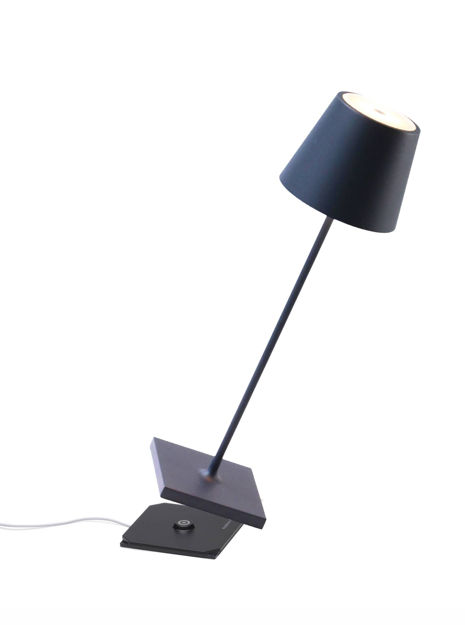 Poldina Pro Cordless Lamp: Glossy Chrome