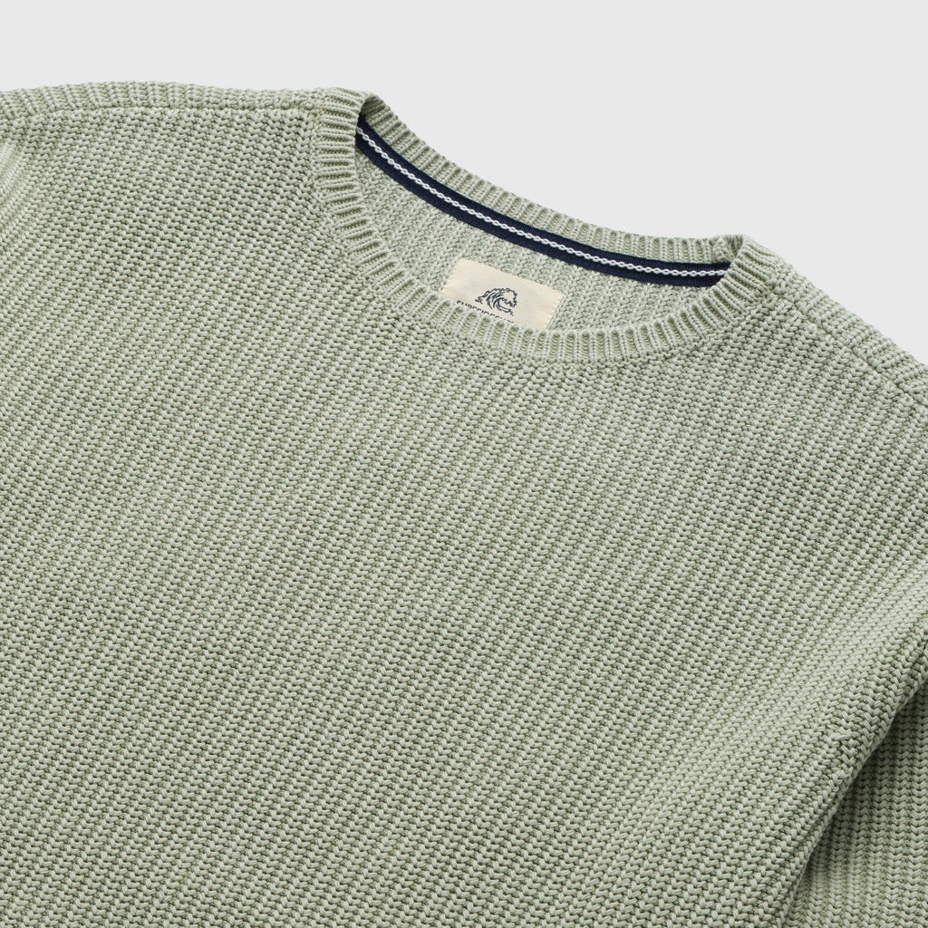Eddie Salty Stitch Knit Sweater - Spring Green