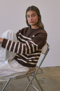 BSW4285 Montana Striped Roll Neck Sweater