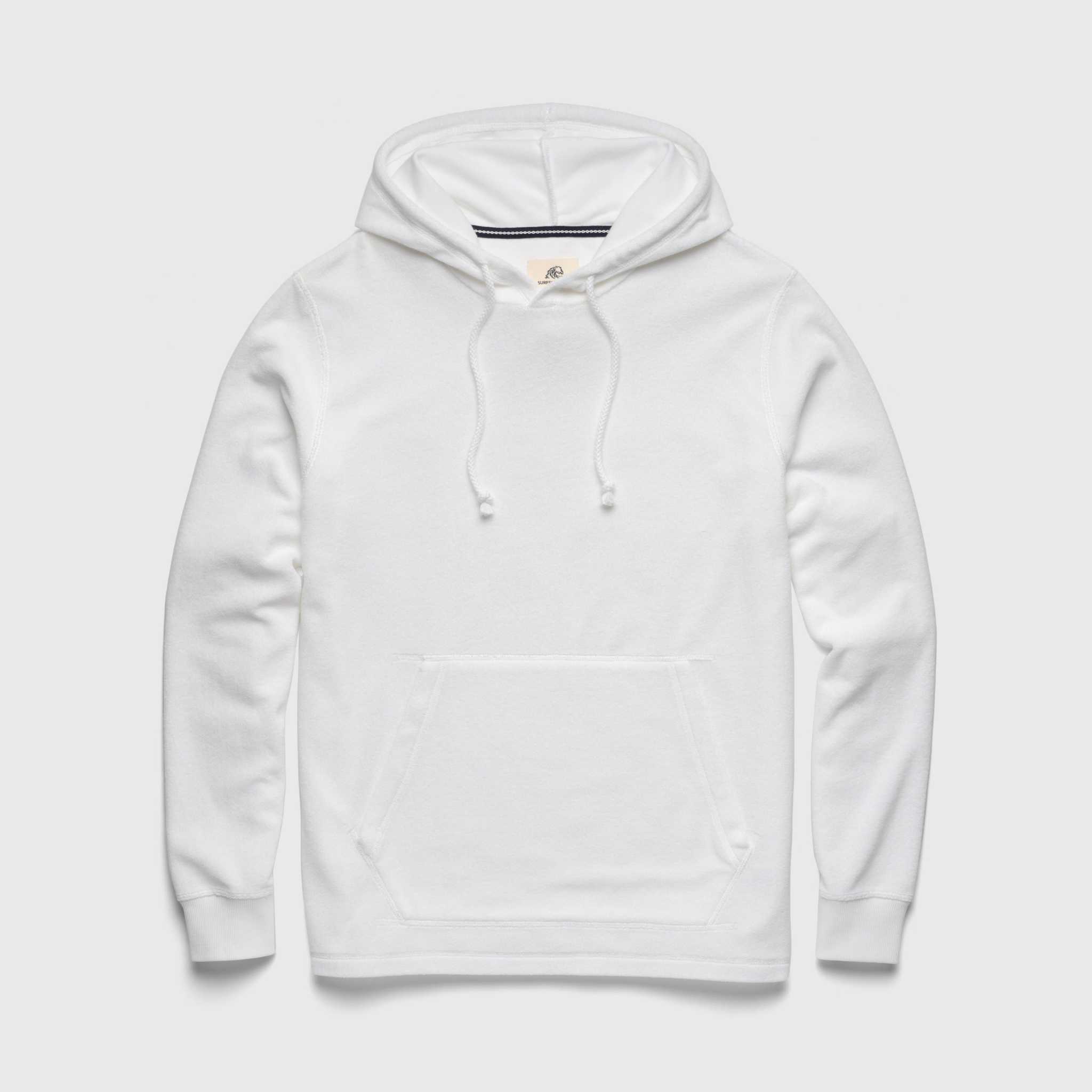 Dave Saltwater Terry Hoodie - White