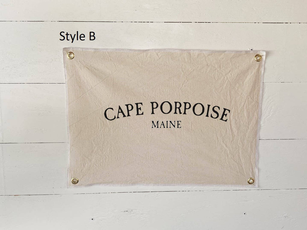 Mystic Canvas Banner Flag with grommets