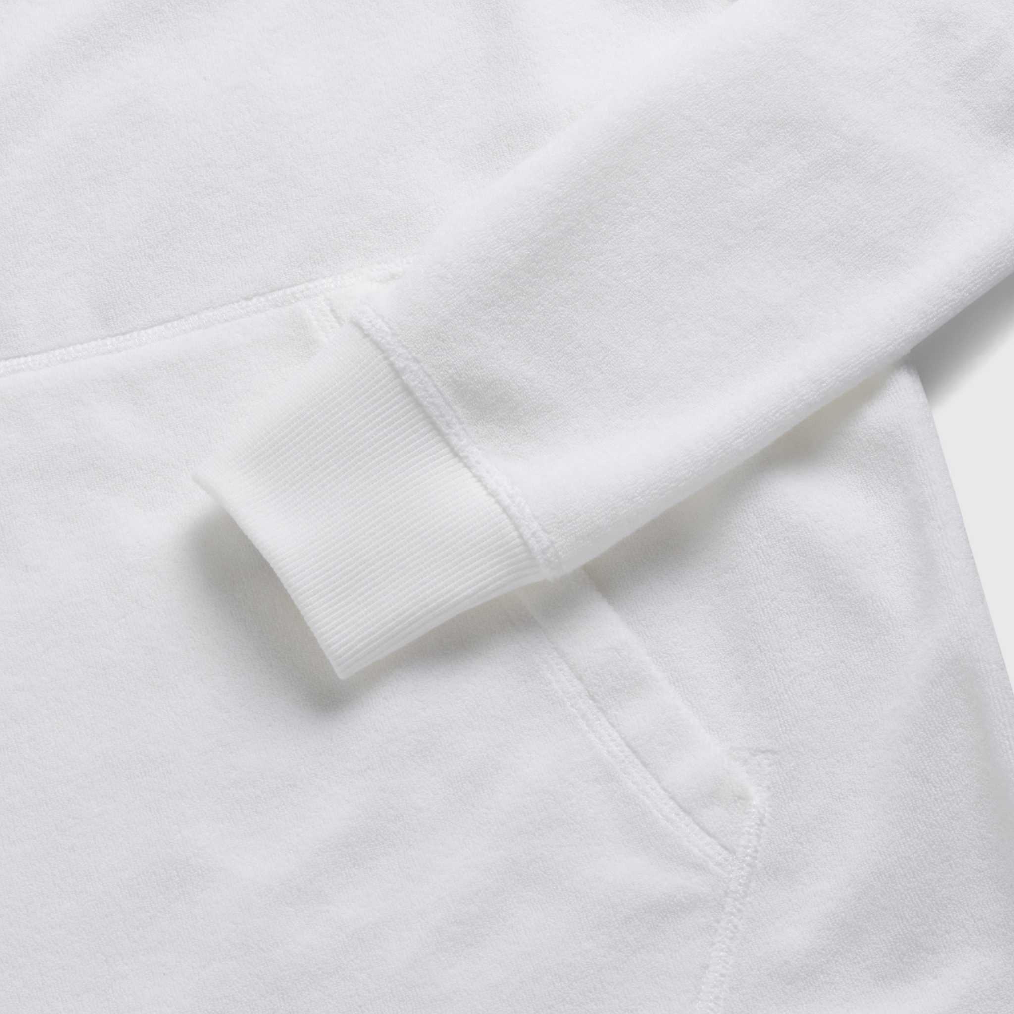 Dave Saltwater Terry Hoodie - White