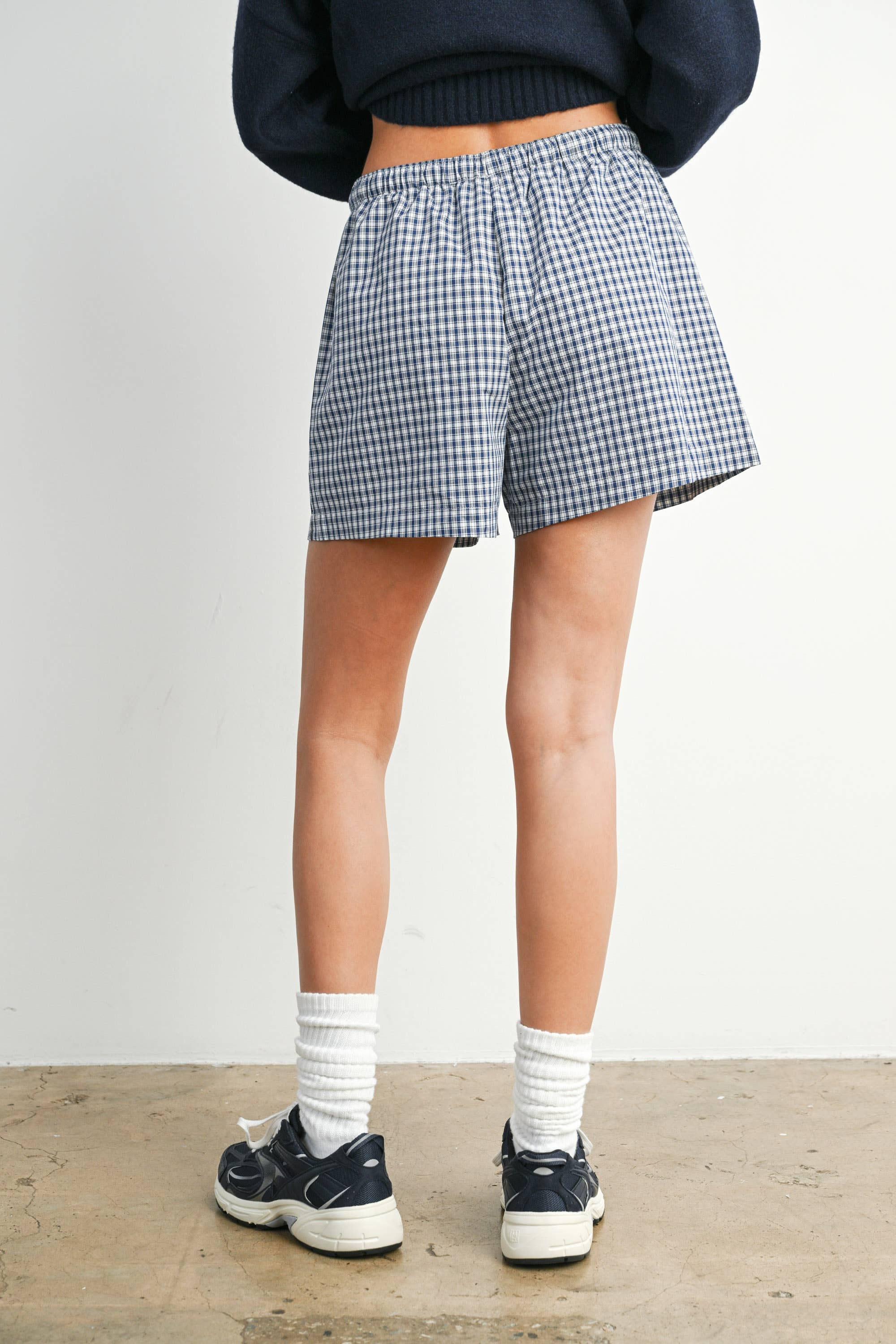 Tie-Front High-Waisted Shorts - BMP7853