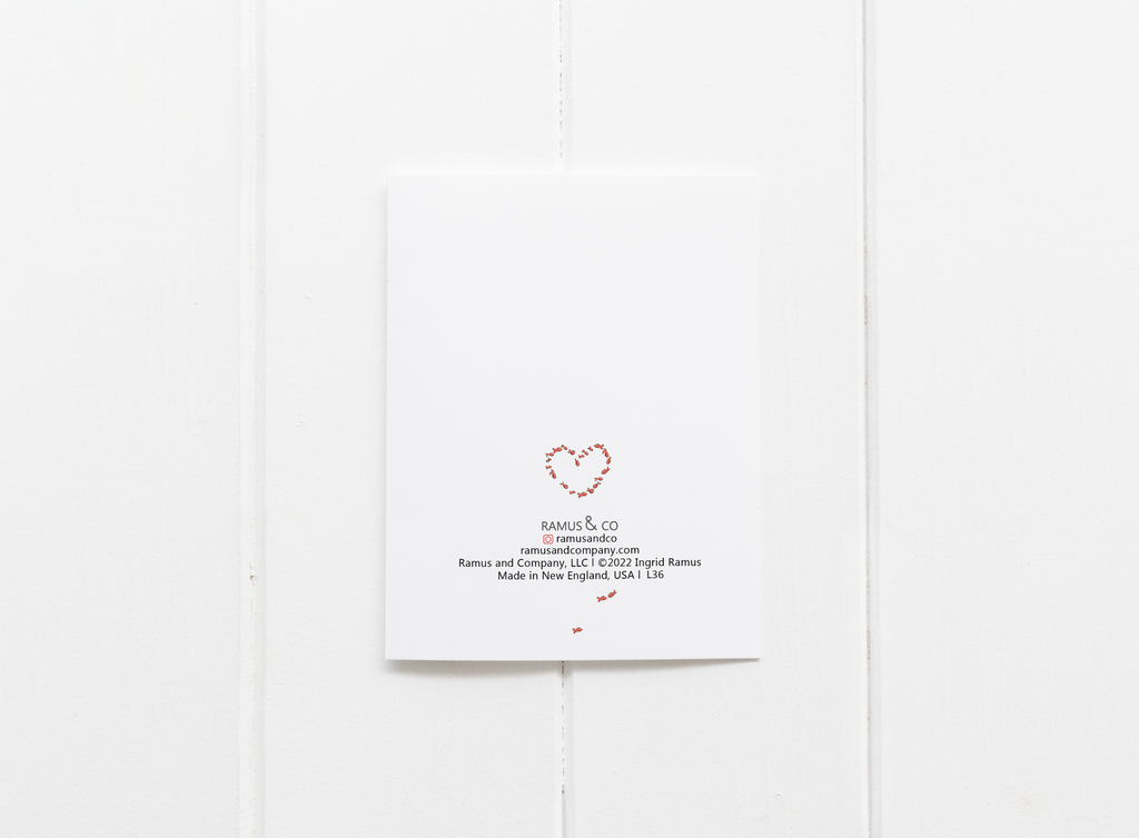 Whales in Love Greeting Card