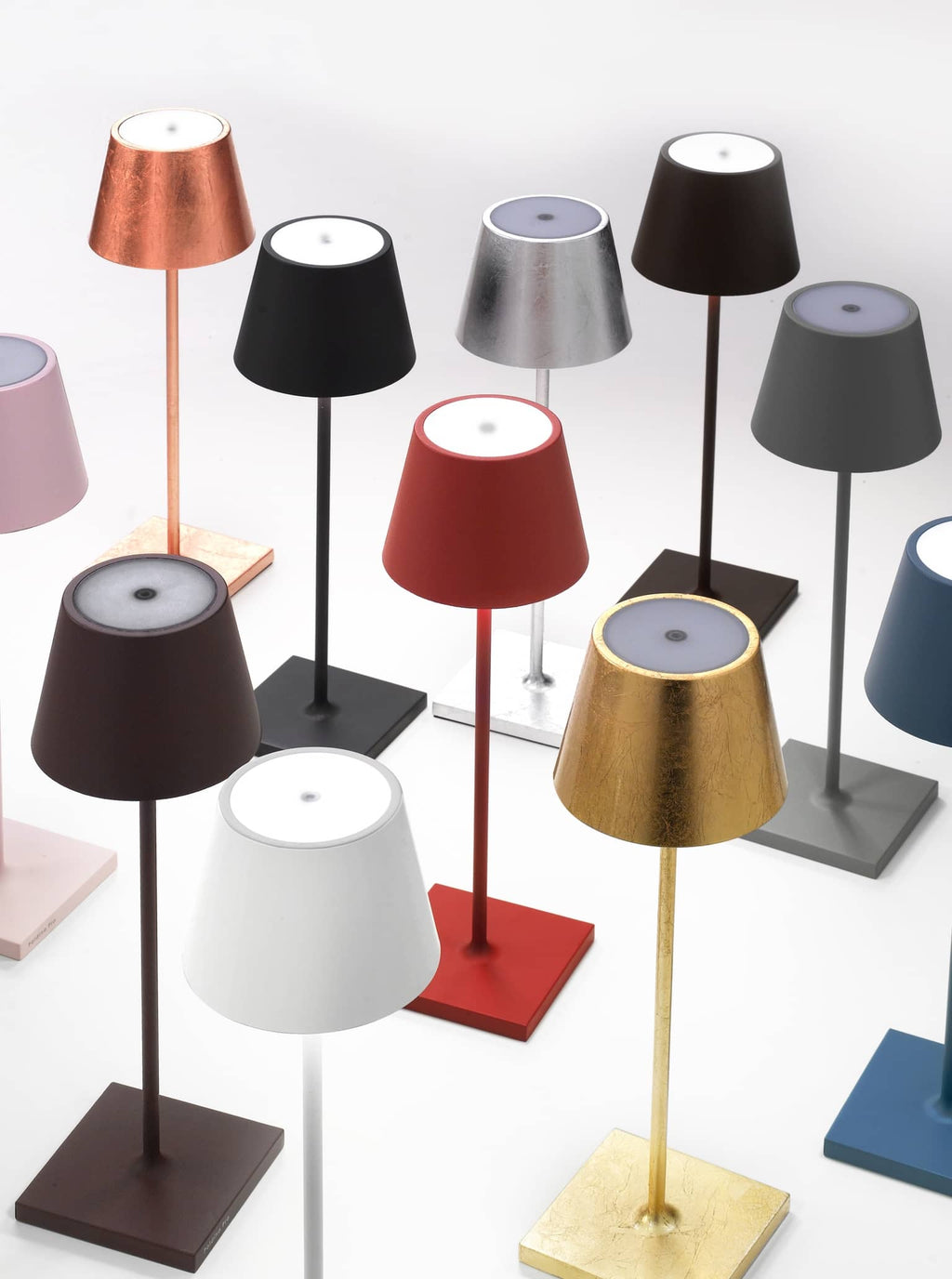Poldina Pro Cordless Lamp: Glossy Chrome