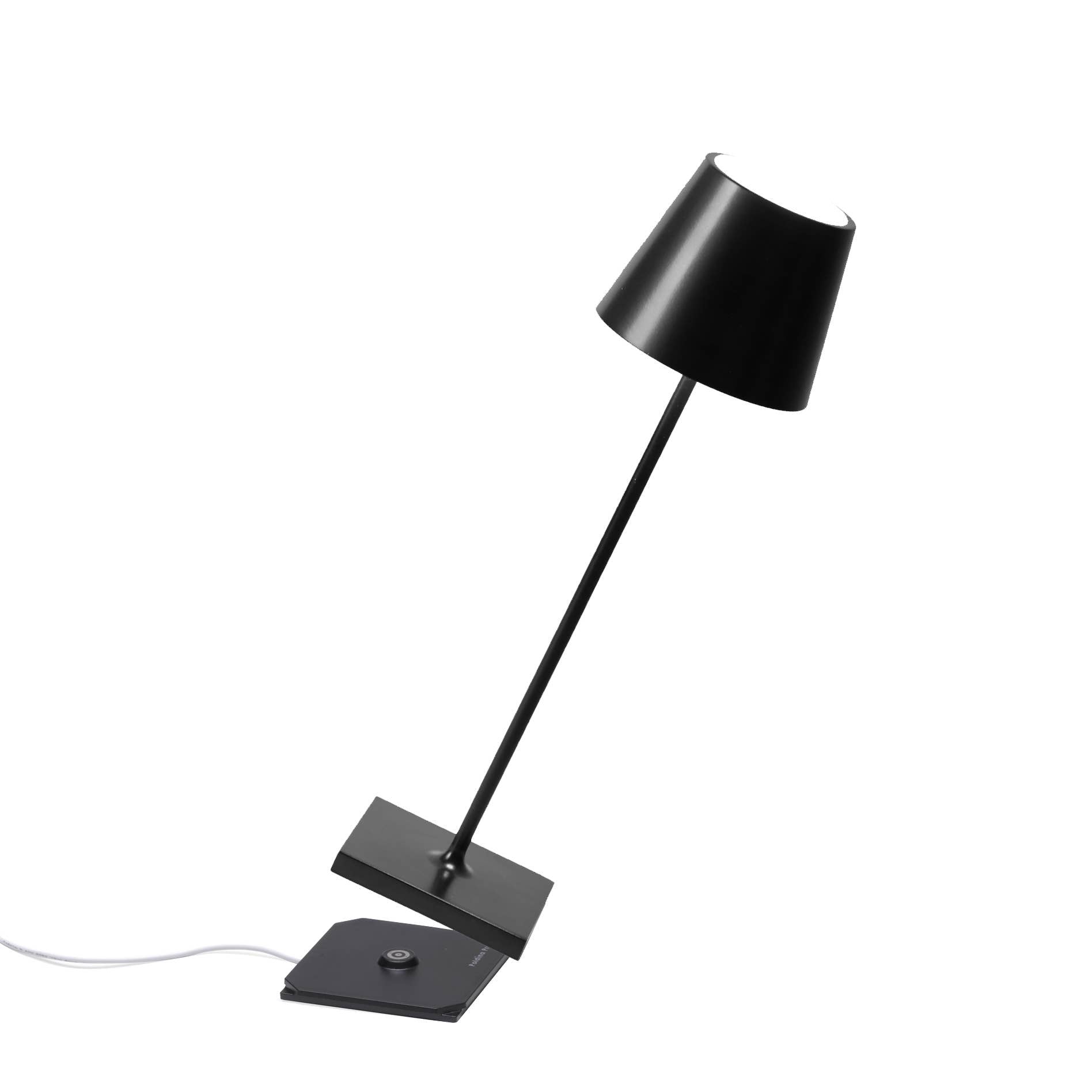 Poldina Pro Cordless Lamp: Glossy Chrome