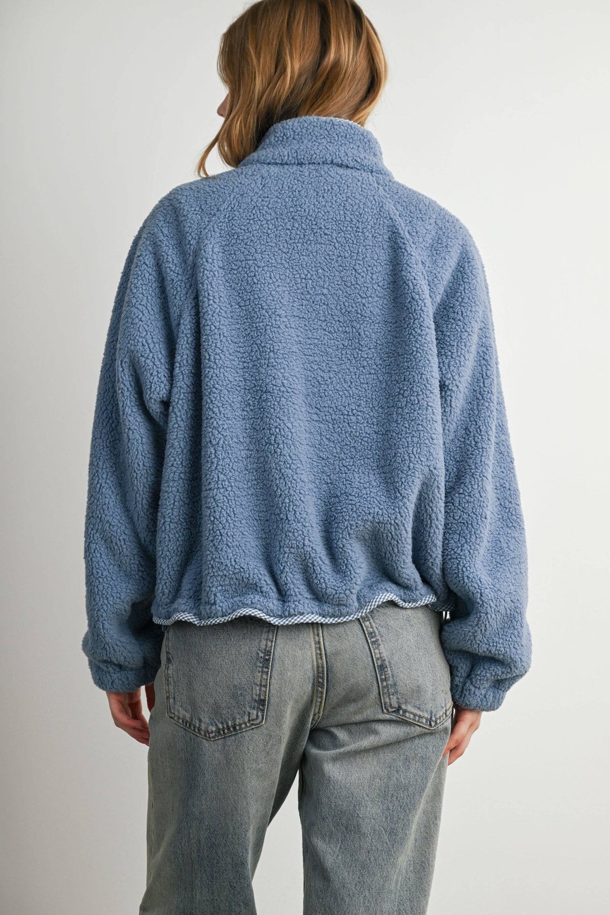 Casual Half Button Sweatshirt-BMT8739