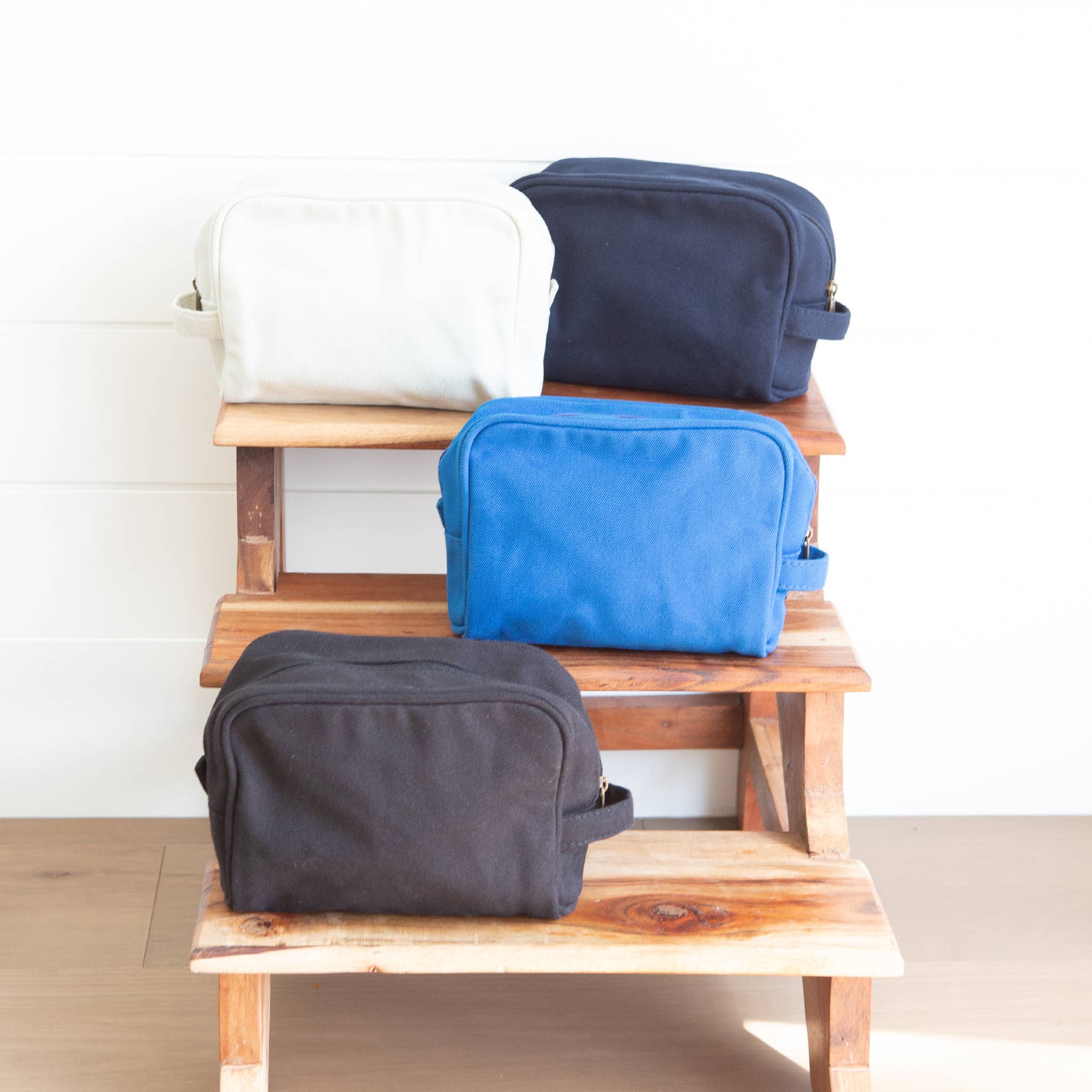 Accessories Travel Make Up Canvas Lined Pouch Customizable