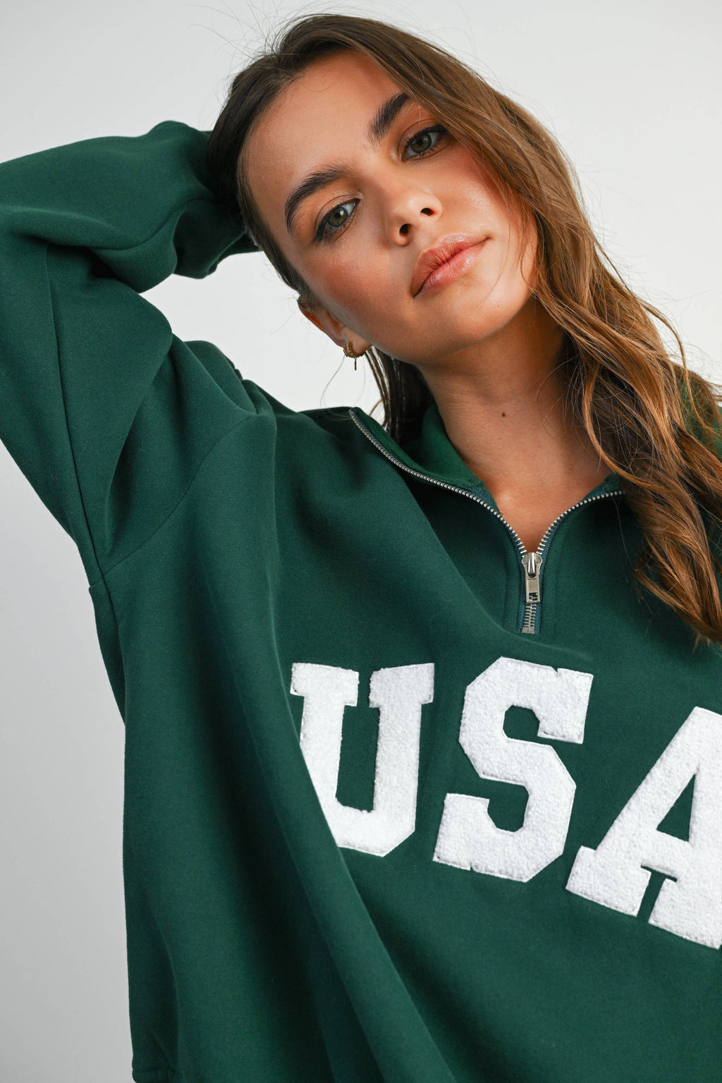 Quarter Zip Long Sleeve Top - BMT7795