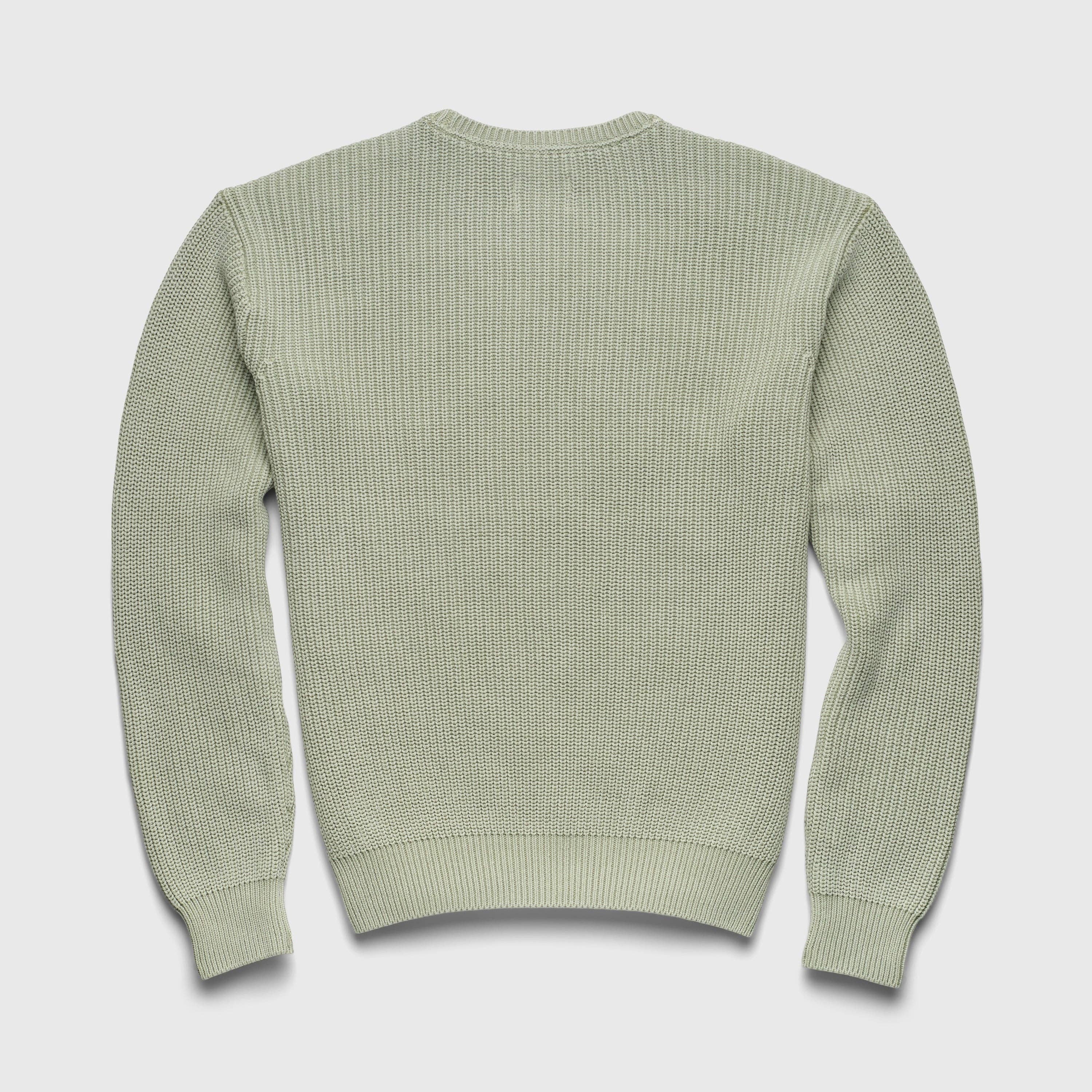 Eddie Salty Stitch Knit Sweater - Spring Green