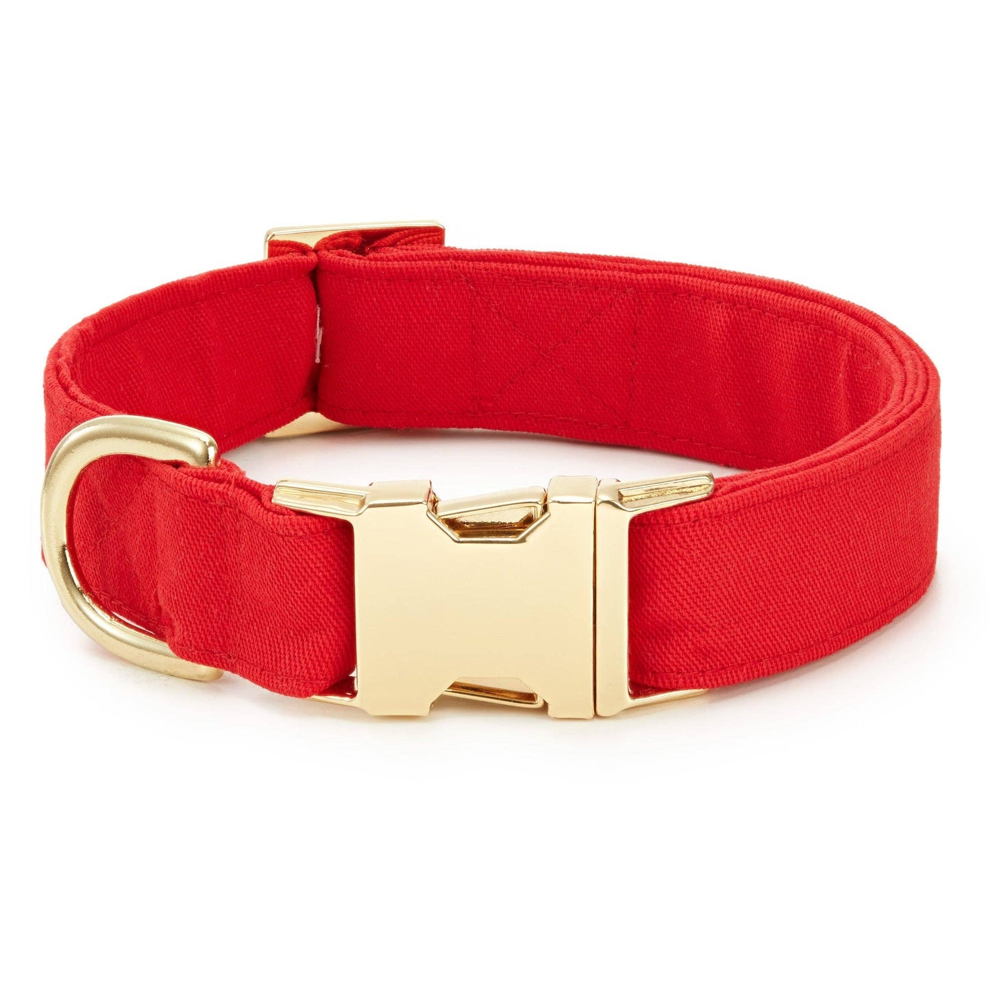 Ruby Dog Collar: XS / Gold