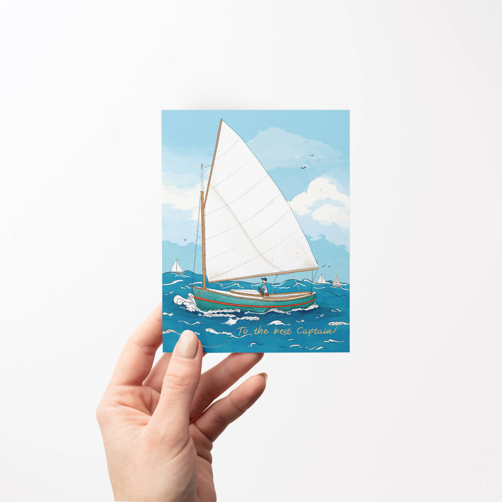 To The Best Captain Greeting Card