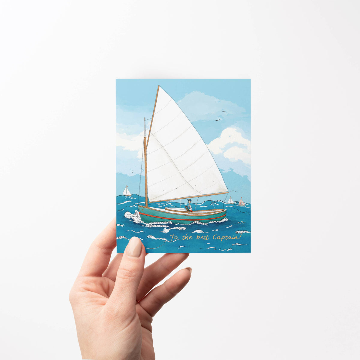 To The Best Captain Greeting Card