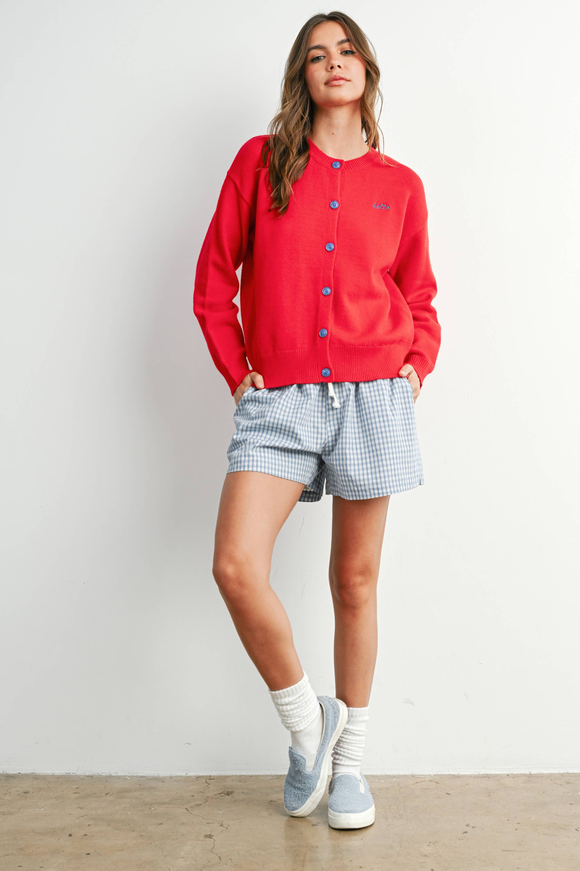 Tie-Front High-Waisted Shorts - BMP7853