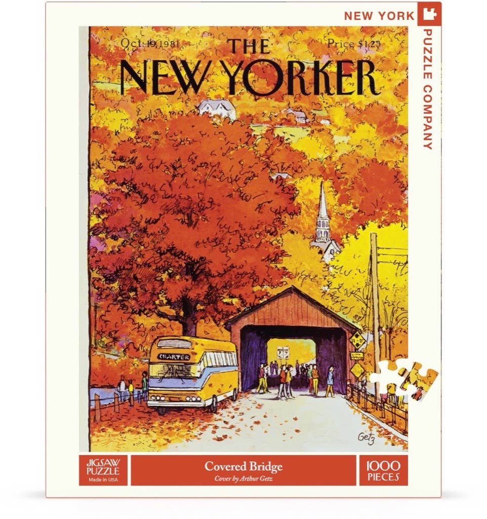 Covered Bridge - 1000 Piece Jigsaw Puzzle