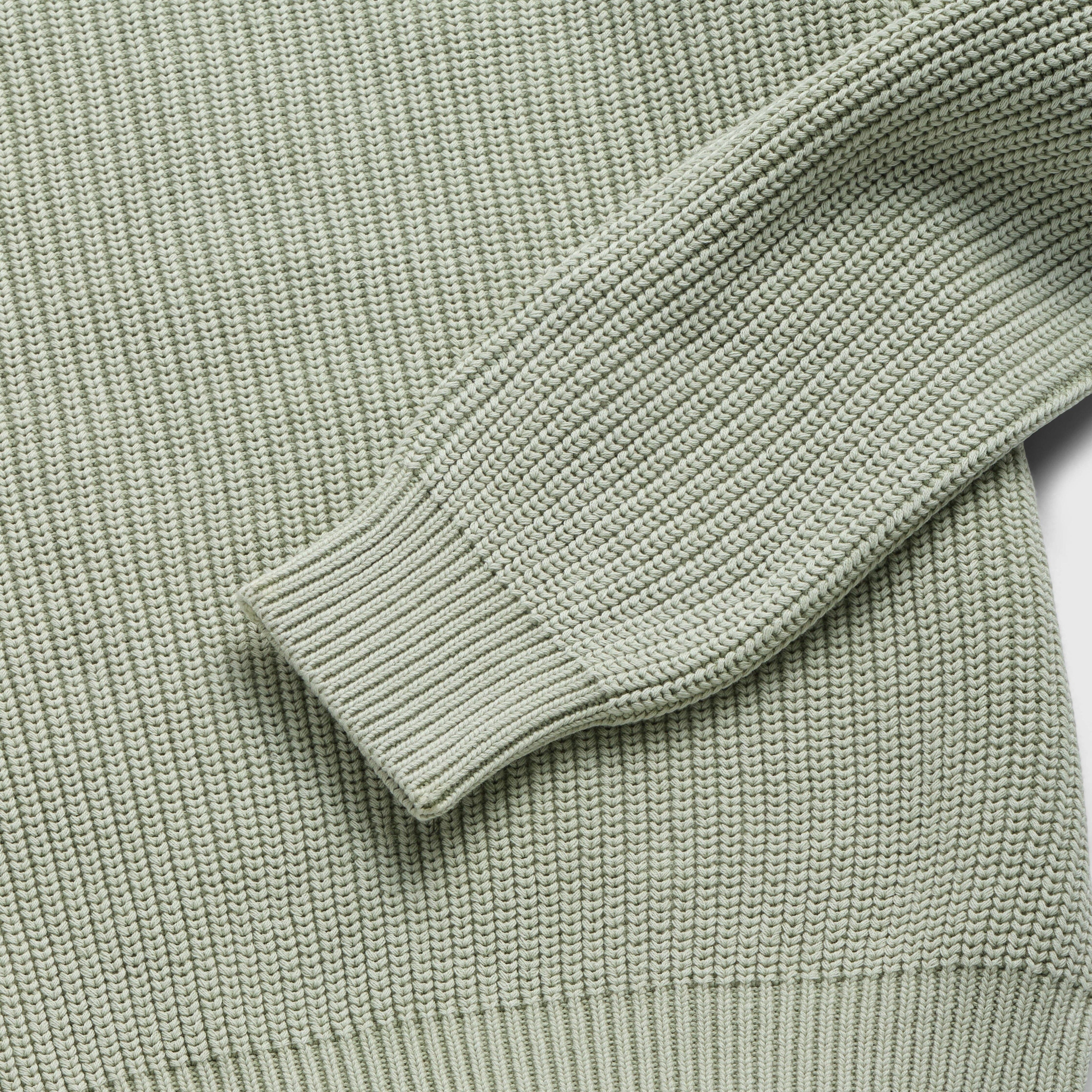 Eddie Salty Stitch Knit Sweater - Spring Green
