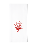 Coral Knot Red  Kitchen Towel