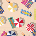 Paper Cocktail Napkin Parasol Cream