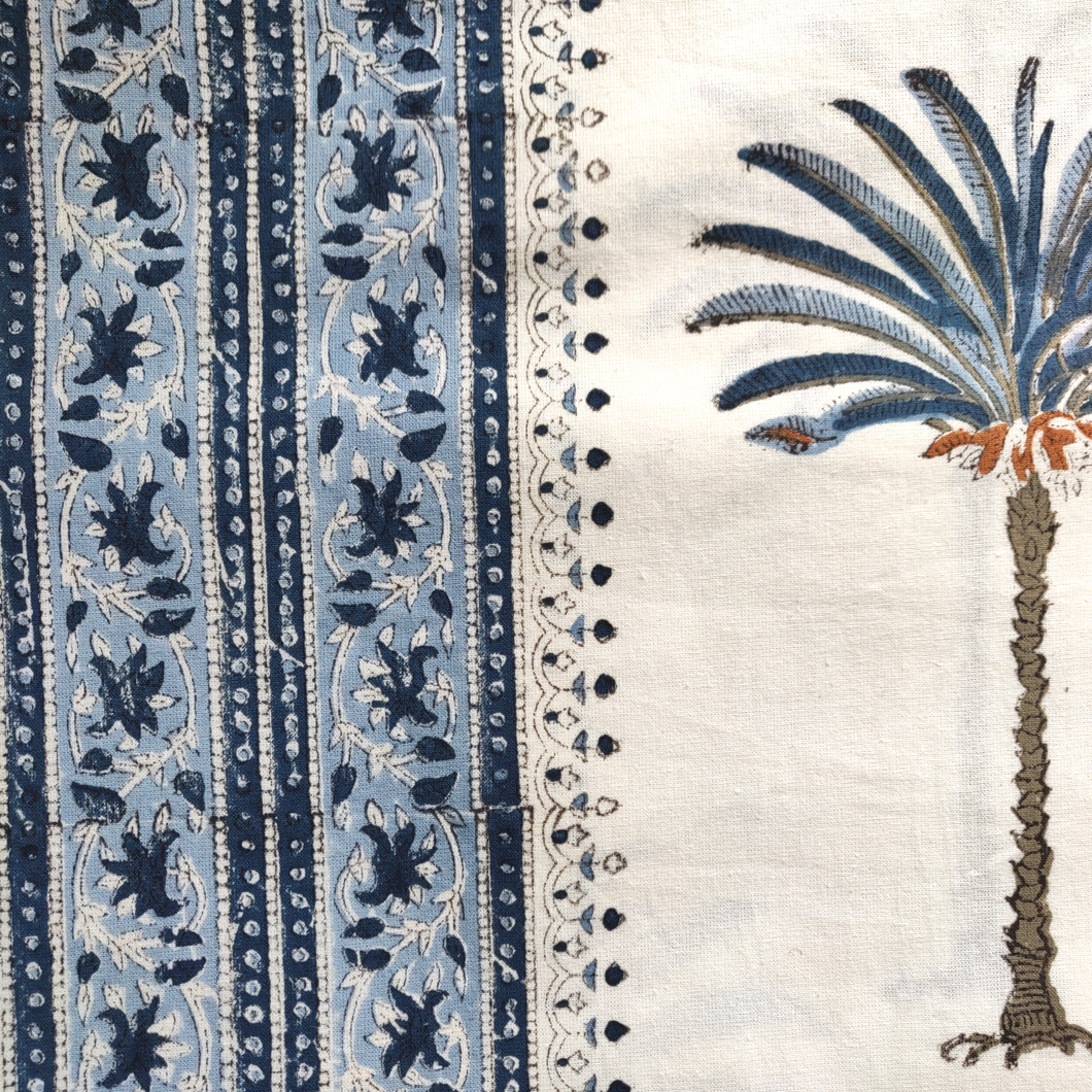 Palm Tree Blue XXL Tablecloth