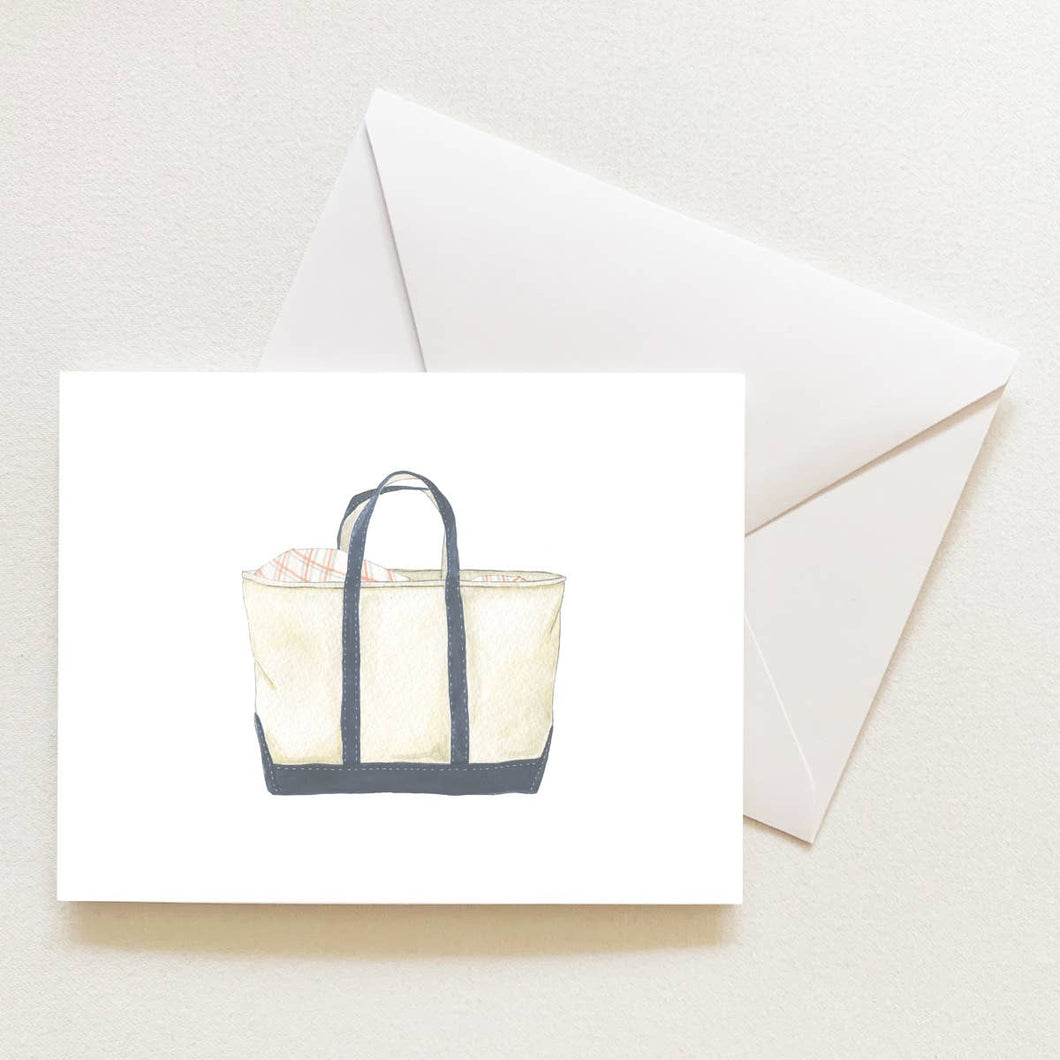 Canvas Tote Boxed Note Cards