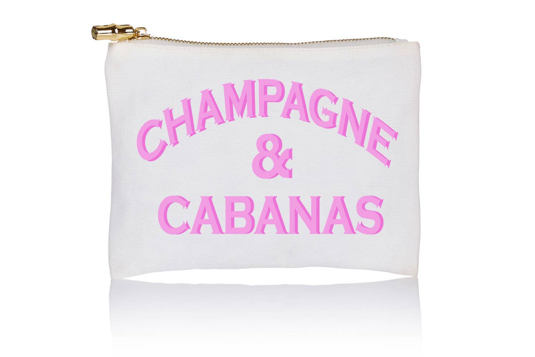 Champagne and Cabanas Jumbo Flat Zip