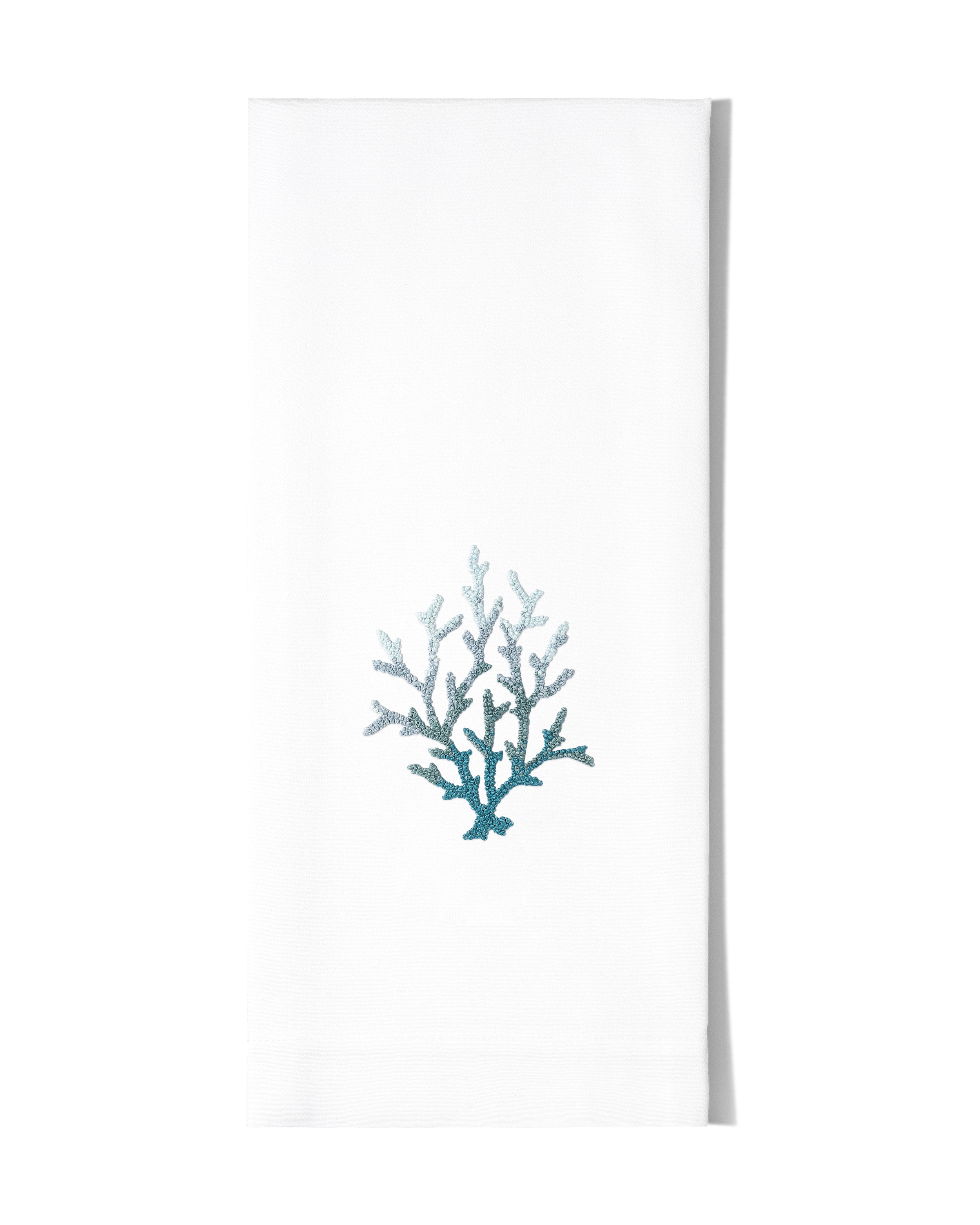 Coral Knot Blue  Kitchen Towel
