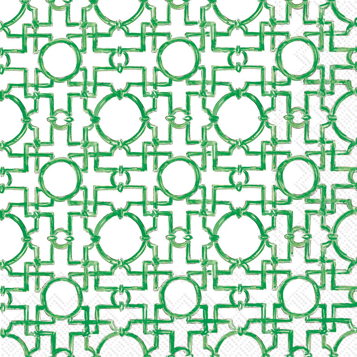 Rosanne Beck Aiko Paper Lunch Napkins Green