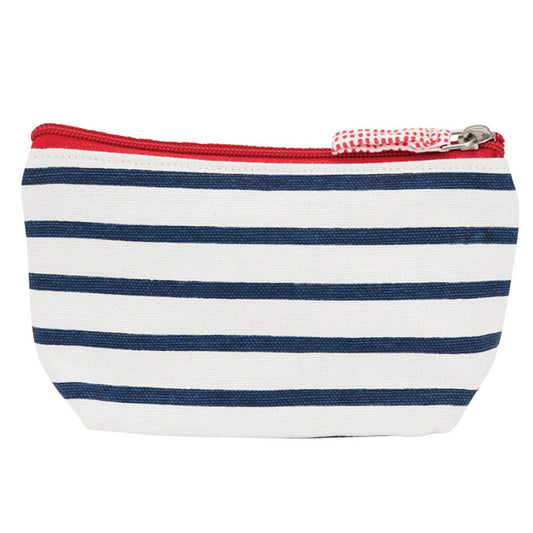 Bateau Stripe Navy Small Relaxed Pouch