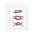 Forever Knot Wedding Greeting Card